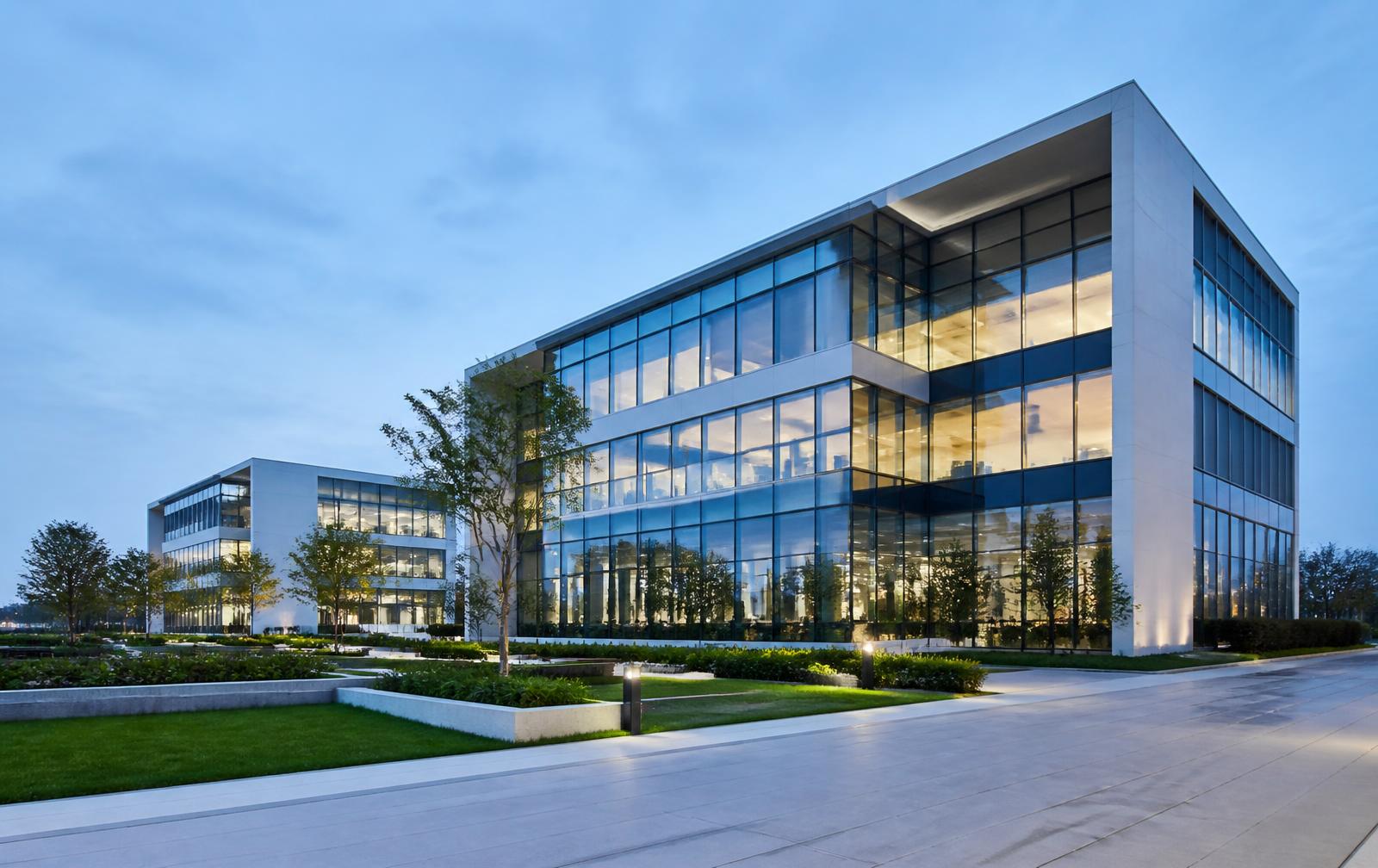 Modern office building exterior